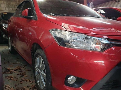 Red Toyota Vios 2016 Automatic Gasoline for sale