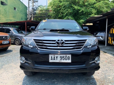 Sell Black 2015 Toyota Fortuner in Mandaluyong