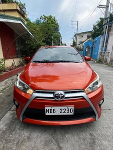Sell Orange 2016 Toyota Yaris Hatchback at Automatic in at 24600 in Malabon