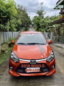 Sell Orange 2018 Toyota Wigo in Lipa