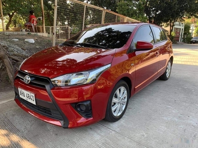 Sell Red 2015 Toyota Yaris Hatchback in Prosperidad
