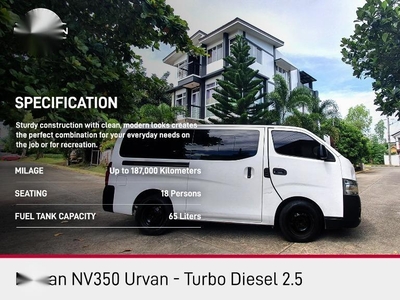 Sell White Nissan Nv350 urvan in Dasmariñas