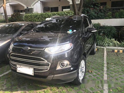 Selling Black Ford Ecosport 2016 at 46000 km