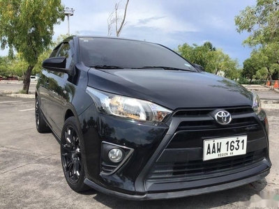 Selling Black Toyota Yaris 2014 Hatchback in Manila