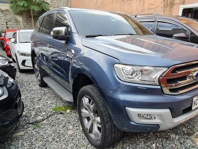Selling Blue Ford Everest 2016 in Quezon