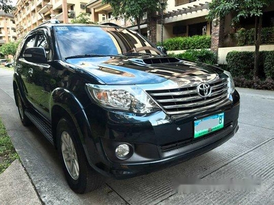 Selling Blue Toyota Fortuner 2014 at 81000 km