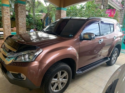 Selling Brown Isuzu MU-X 2015 in Lucena