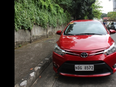 Selling Red Toyota Vios 2017 Sedan at Automatic in Pasig