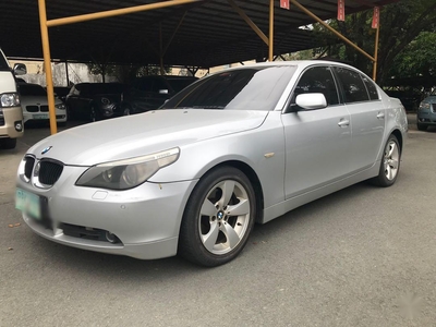 Selling Silver BMW 520D 2004 in Pasig