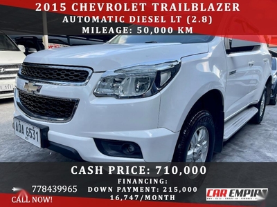 Selling White Chevrolet Trailblazer 2015 in Las Piñas