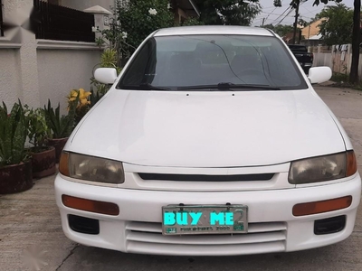 Selling White Mazda 323 1997 in Noveleta