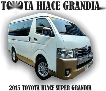 Selling White Toyota Hiace Super Grandia 2015 in Marikina