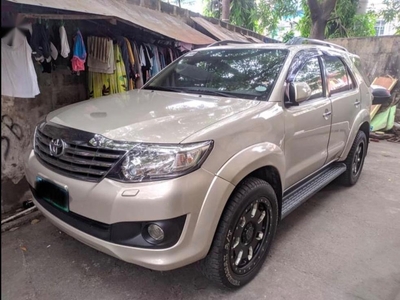 Silver Toyota Fortuner 2012
