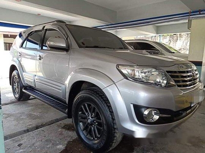 Silver Toyota Fortuner 2015 for sale in Batangas