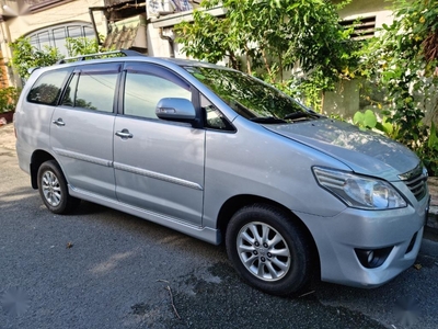 Silver Toyota Innova 2012 for sale in Quezon
