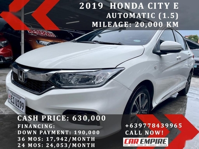 White Honda City 2019 for sale in Las Pinas