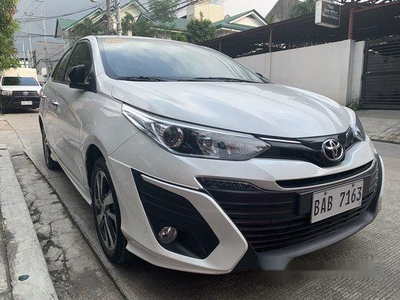 White Toyota Vios 2019 at 3300 km for sale