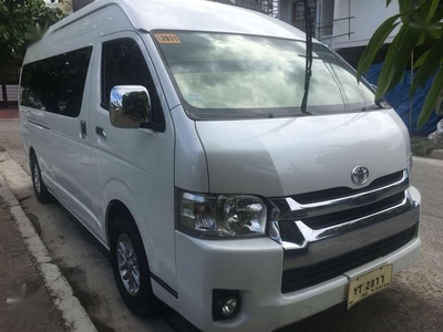 2016 Toyota Hiace LXV Pearl White Automatic Transmission for sale
