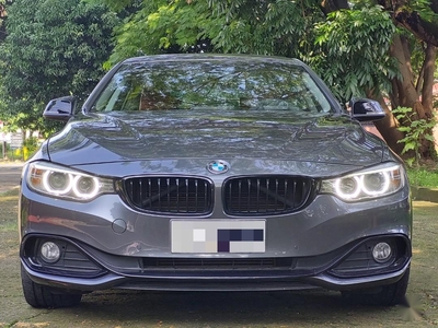 Grey BMW 420D 2015 for sale in Quezon