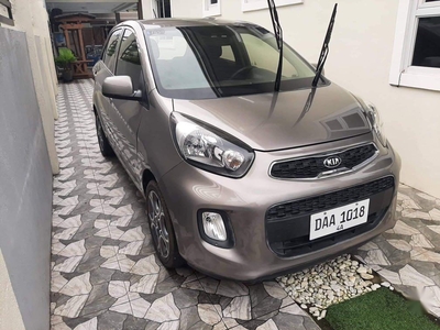 Grey Kia Picanto 2017 for sale in Lipa