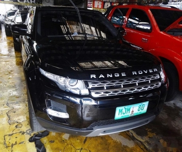 Land Rover Range Rover Evoque 2012 Gasoline Automatic Black