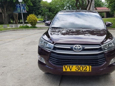 Red Toyota Innova 2017 for sale in Balete