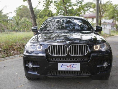 Selling Black Bmw X6 2011 Automatic Gasoline at 52000 km