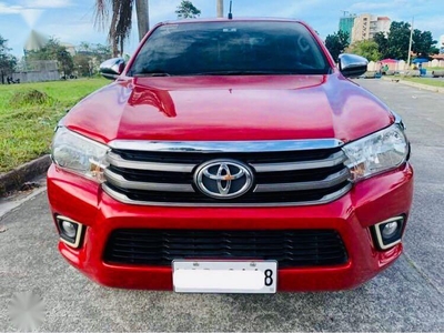 Selling Red Toyota Hilux 2017 in Malvar