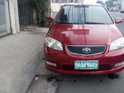 Toyota Vios 1.5G AT Red 2005 For Sale