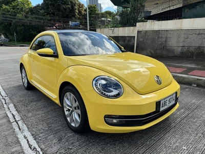 Yellow Volkswagen Beetle 2015 for sale in Quezon City