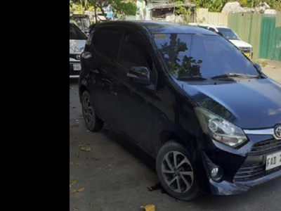 Black Toyota Wigo 2018 Hatchback for sale in Caloocan