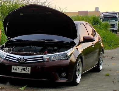 Brown Toyota Corolla Altis 2014 for sale in Manila