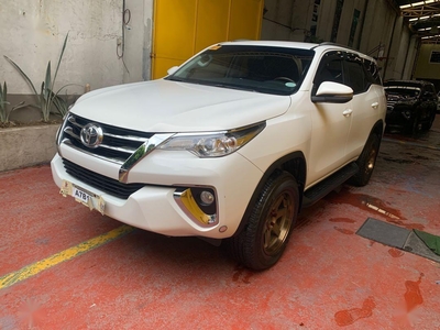 Pearl White Toyota Fortuner 2018 for sale in San Juan