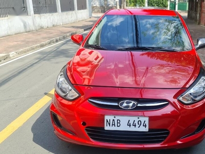 Red Hyundai Accent 2017 for sale in Pasig