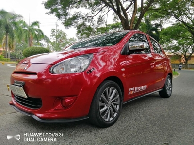 Red Mitsubishi Mirage 2014 for sale in Automatic