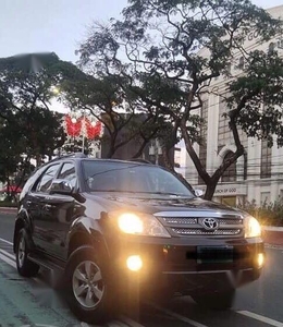 Sell Black 2007 Toyota Fortuner in Quezon City