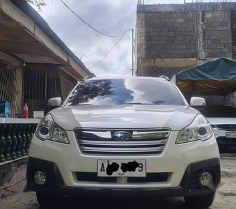 Sell Pearl White 2014 Subaru Outback in Rizal