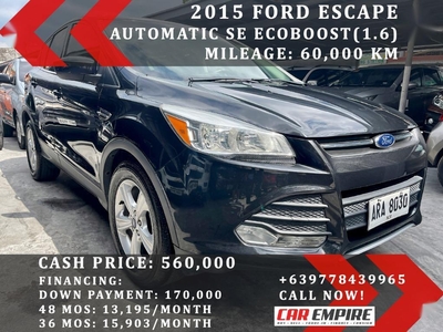 Selling Black Ford Escape 2015 in Las Piñas