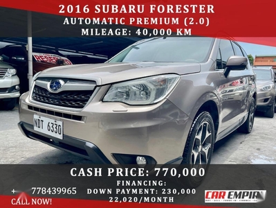Selling Silver Subaru Forester 2016 in Las Piñas