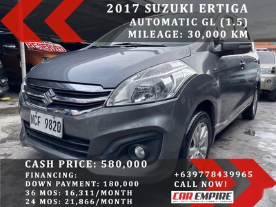 Silver Suzuki Ertiga 2017 for sale in Las Pinas