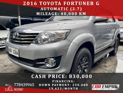 Silver Toyota Fortuner 2016 for sale in Las Pinas