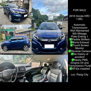 White Honda Hr-V 2015 for sale in Automatic