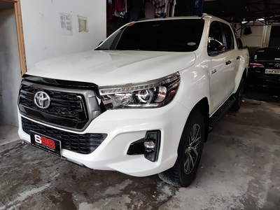 White Toyota Hilux Conquest 2.4 4x2 2019