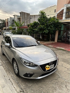 Maroon Mazda 3 2015 for sale in Manila