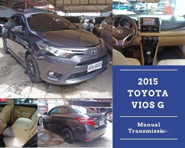 2015 Toyota Vios G Manual for sale