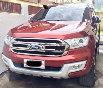 2016 Ford Everest Titanium 2.2L AT Red For Sale