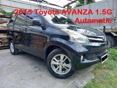 Blue Toyota Avanza 2015 for sale in Cebu