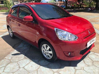 Red Mitsubishi Mirage 2016 for sale in Talisay