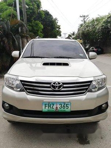 Selling Beige Toyota Fortuner 2014 Automatic Diesel