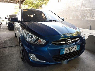 Selling Blue Hyundai Accent 2017 for sale